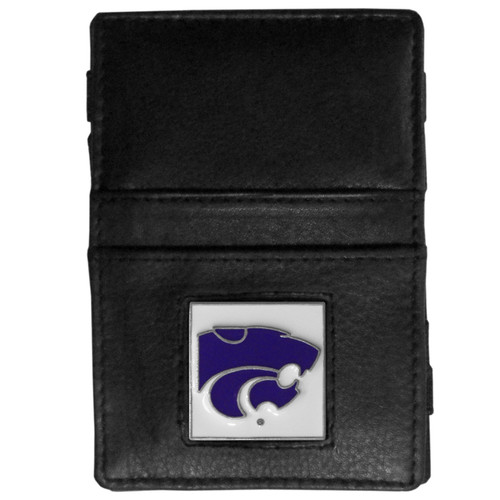 Kansas St. Wildcats Leather Jacob's Ladder Wallet