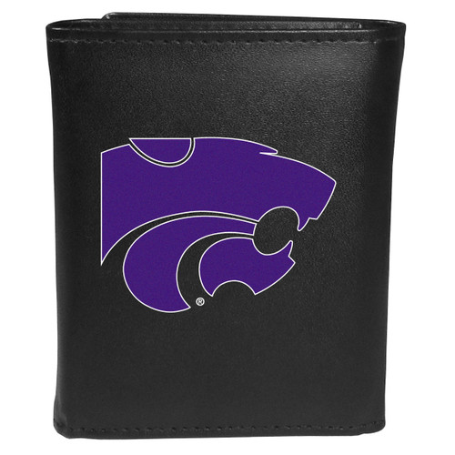 Kansas St. Wildcats Tri-fold Wallet Large Logo