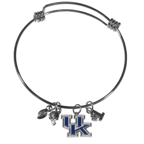 Kentucky Wildcats Charm Bangle Bracelet