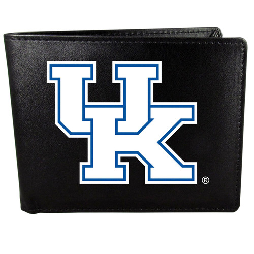 Kentucky Wildcats Leather Bi-fold Wallet, Large Logo