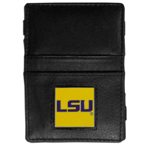 LSU Tigers Leather Jacob's Ladder Wallet