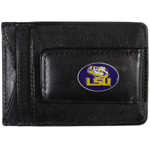 LSU Tigers Leather Cash & Cardholder