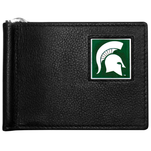 Michigan St. Spartans Leather Bill Clip Wallet