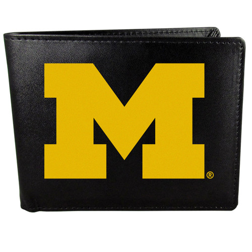 Michigan Wolverines Bi-fold Wallet Large Logo