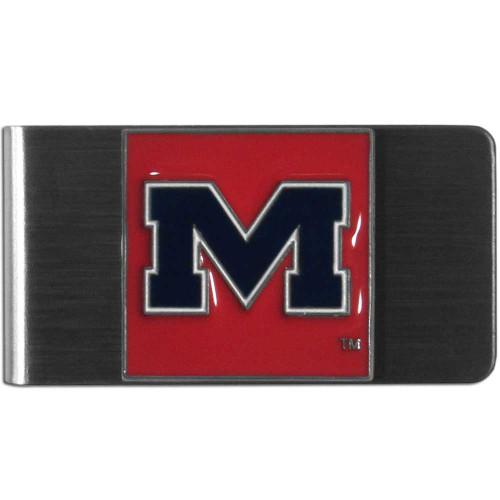 Mississippi Rebels Steel Money Clip