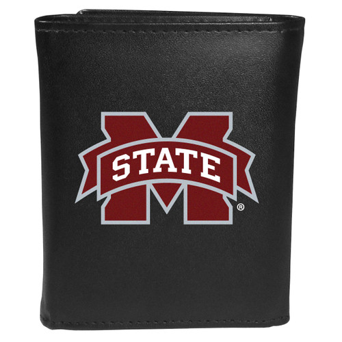 Mississippi St. Bulldogs Tri-fold Wallet Large Logo