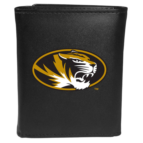Missouri Tigers Leather Tri-fold Wallet, Large Logo