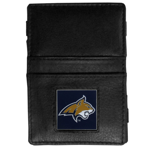 Montana St. Bobcats Leather Jacob's Ladder Wallet