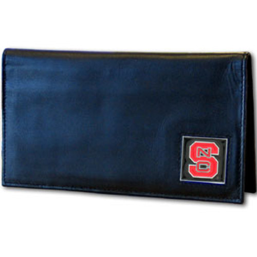 N. Carolina St. Wolfpack Deluxe Leather Checkbook Cover