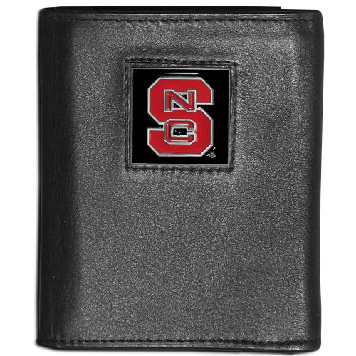 N. Carolina St. Wolfpack Leather Tri-fold Wallet