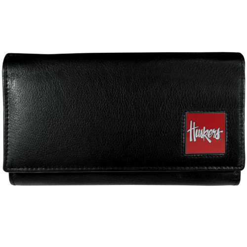 Nebraska Cornhuskers Leather Women's Wallet