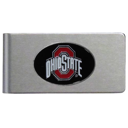 Ohio St. Buckeyes Brushed Metal Money Clip