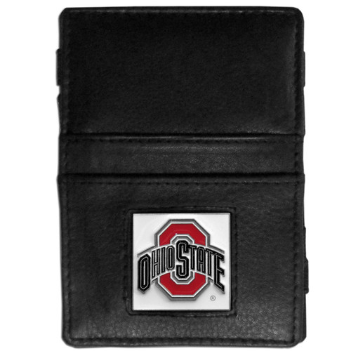 Ohio St. Buckeyes Leather Jacob's Ladder Wallet