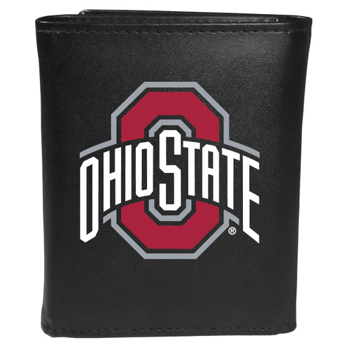 Ohio St. Buckeyes Tri-fold Wallet Large Logo