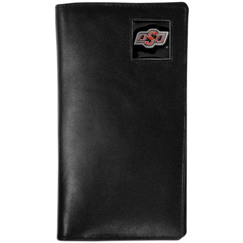 Oklahoma State Cowboys Leather Tall Wallet