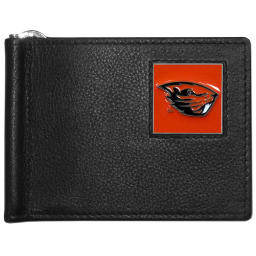 Oregon St. Beavers Leather Bill Clip Wallet