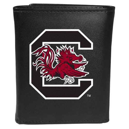 S. Carolina Gamecocks Tri-fold Wallet Large Logo