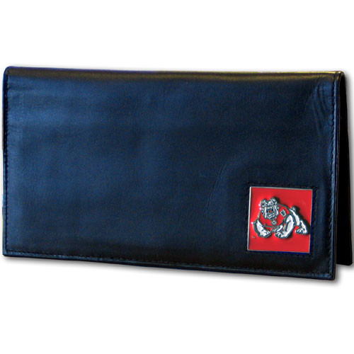 Texas Longhorns Leather Checkbook Cover