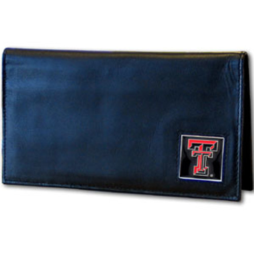 Texas Tech Raiders Deluxe Leather Checkbook Cover