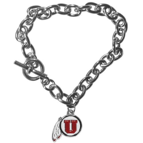 Utah Utes Charm Chain Bracelet