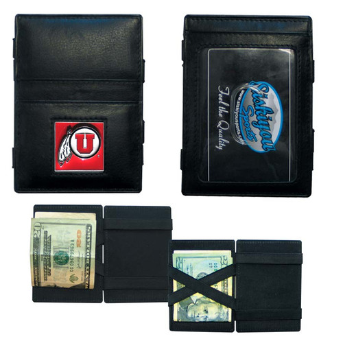 Utah Utes Leather Jacob's Ladder Wallet