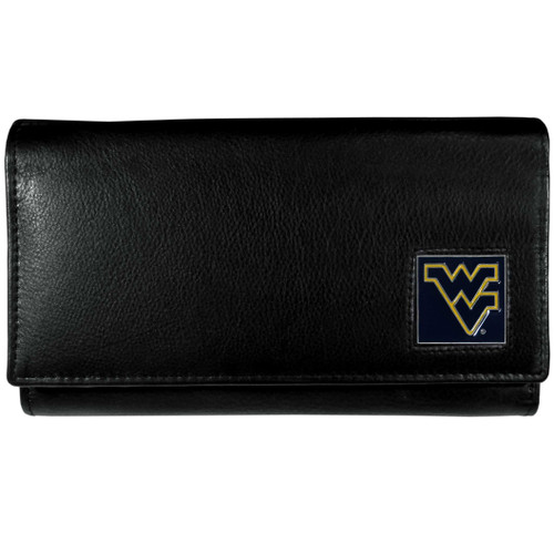 W. Virginia Mountaineers Leather Women's Wallet