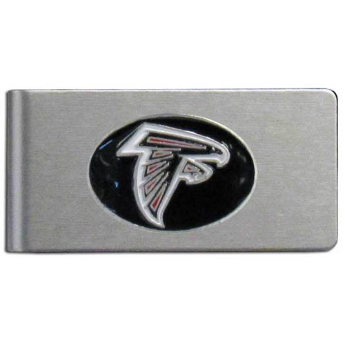 Atlanta Falcons Brushed Metal Money Clip