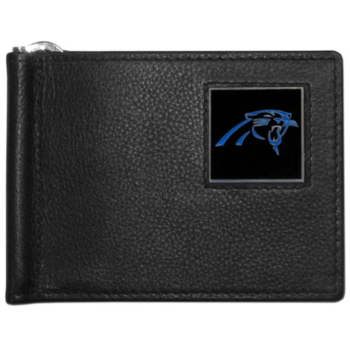 Carolina Panthers Leather Bill Clip Wallet