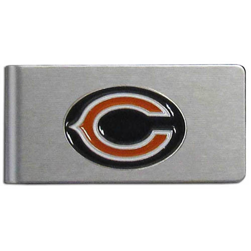 Chicago Bears Brushed Metal Money Clip