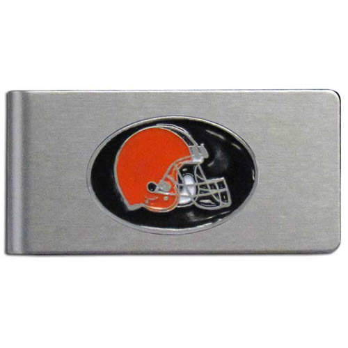 Cleveland Browns Brushed Metal Money Clip