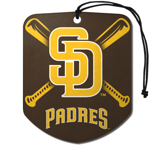 San Diego Padres Air Freshener 2-pk "SD" Primary Logo & Wordmark