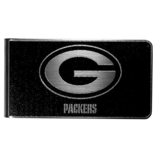 Green Bay Packers Black and Steel Money Clip
