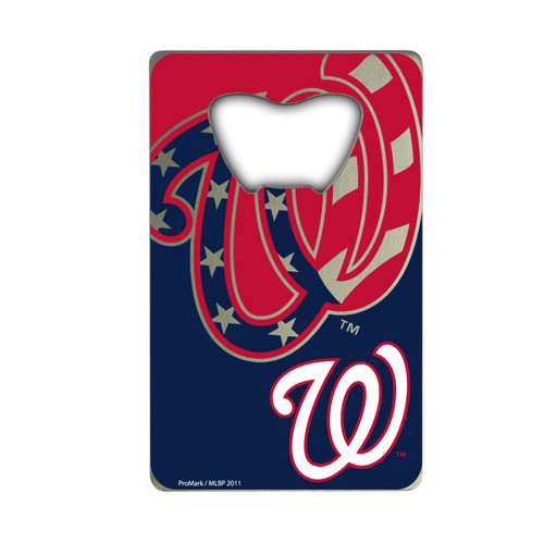 Washington Nationals Credit Card Bottle Opener "W" Alternate Logo