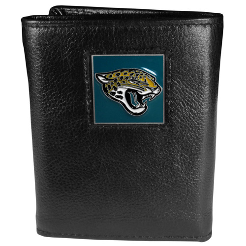 Jacksonville Jaguars Deluxe Leather Tri-fold Wallet