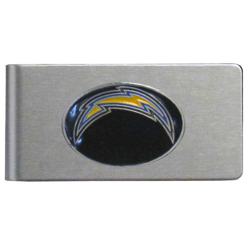 Los Angeles Chargers Brushed Metal Money Clip