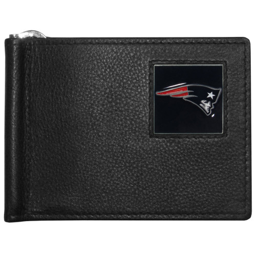 New England Patriots Leather Bill Clip Wallet