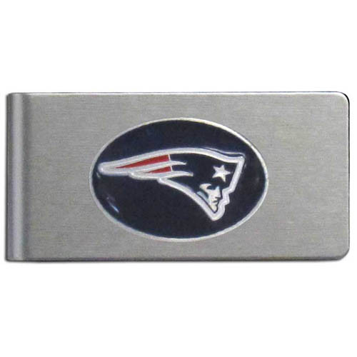 New England Patriots Brushed Metal Money Clip