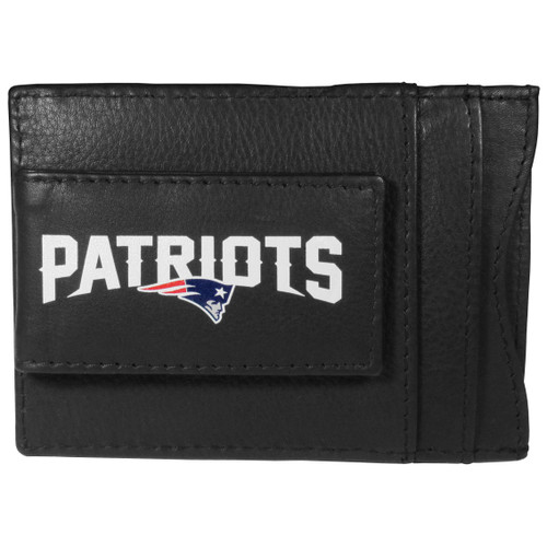New England Patriots Logo Leather Cash and Cardholder