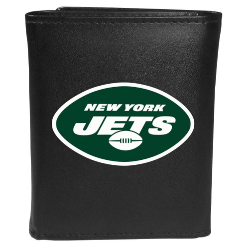 New York Jets Leather Tri-fold Wallet, Large Logo