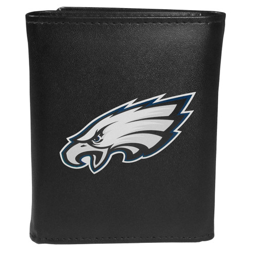 Philadelphia Eagles Leather Tri-fold Wallet, Large Logo