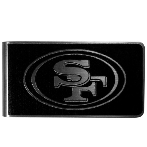 San Francisco 49ers Black and Steel Money Clip