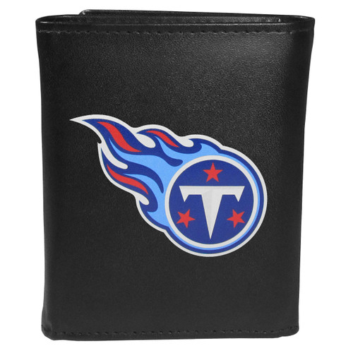 Tennessee Titans Leather Tri-fold Wallet, Large Logo