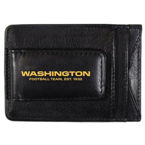 Washington Commanders Logo Leather Cash and Cardholder