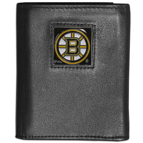 Boston Bruins® Leather Tri-fold Wallet
