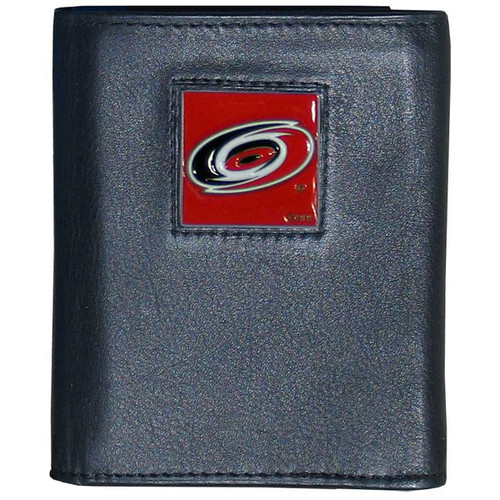 Carolina Hurricanes® Leather Tri-fold Wallet