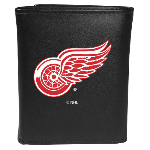 Detroit Red Wings® Leather Tri-fold Wallet, Large Logo