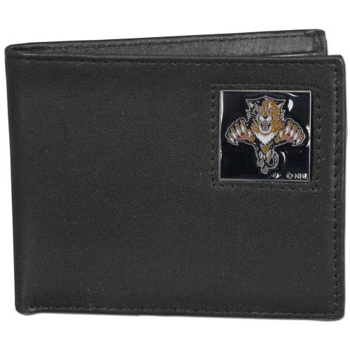 Florida Panthers® Leather Bi-fold Wallet Packaged in Gift Box