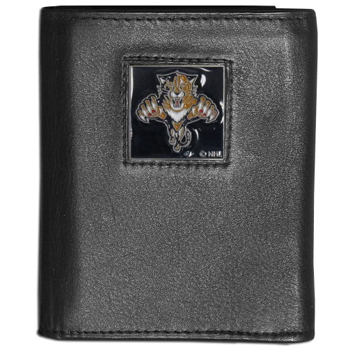 Florida Panthers® Leather Tri-fold Wallet