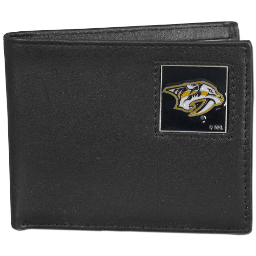 Nashville Predators® Leather Bi-fold Wallet Packaged in Gift Box