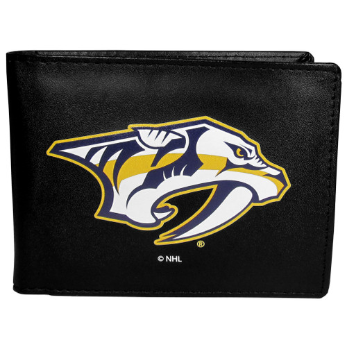 Nashville Predators® Leather Bi-fold Wallet, Large Logo